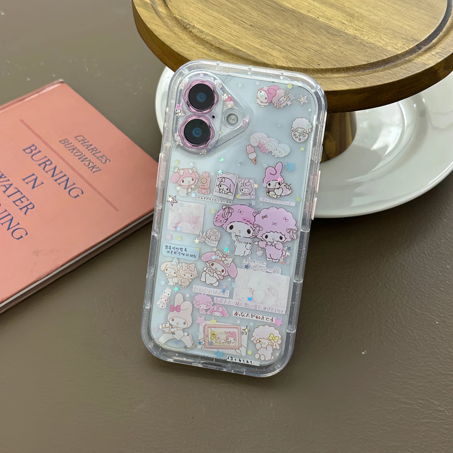 Little Flower Dropping Gel Meileti Phone Case For iPhone