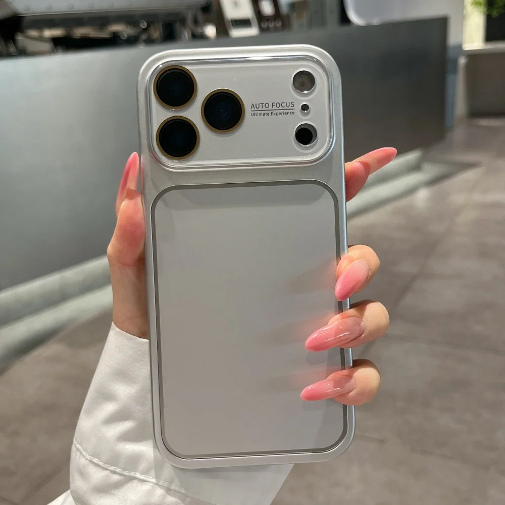Fashion Candy Color Large Window Matte Case  For iPhone