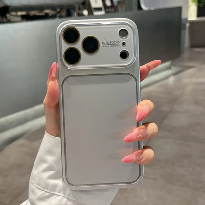 Fashion Candy Color Large Window Matte Case  For iPhone