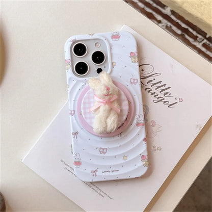 Fashion Water Ripple Texture Magnetic Phone Case For iPhone