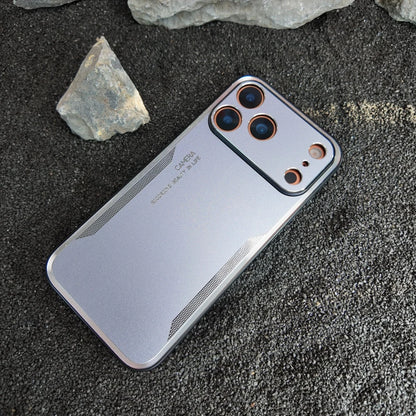Shockproof Alloy Matte Metal Phone Case For iPhone