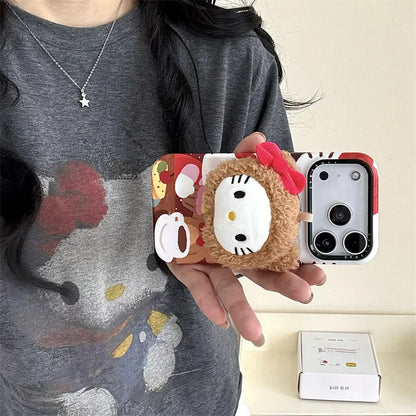 Fashion Cute Hellokitty Magnetic Phone Case For iPhone