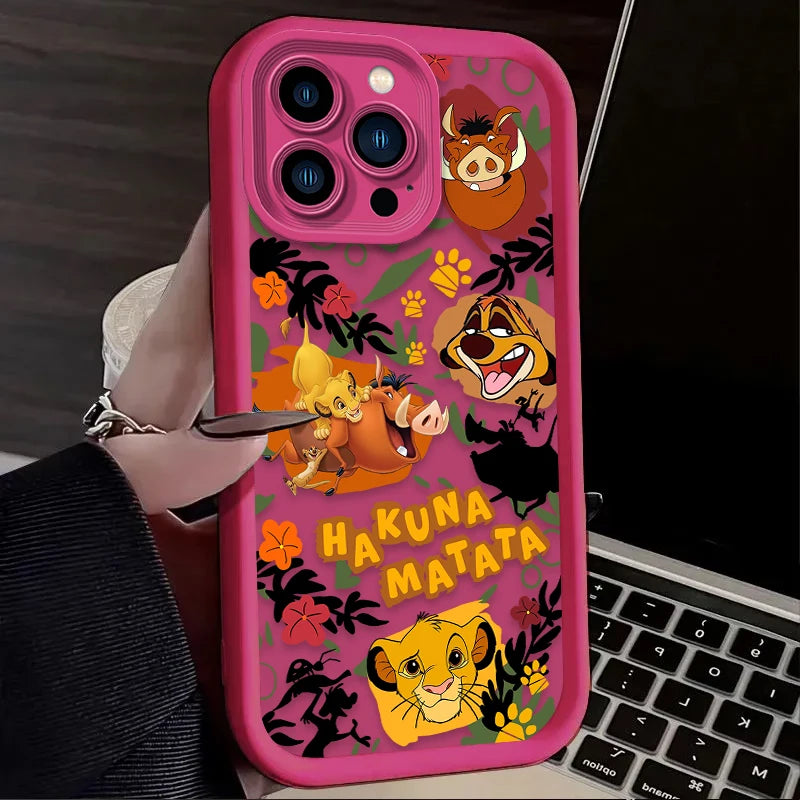 Cute Cartoon of The Lion King Case For iPhone