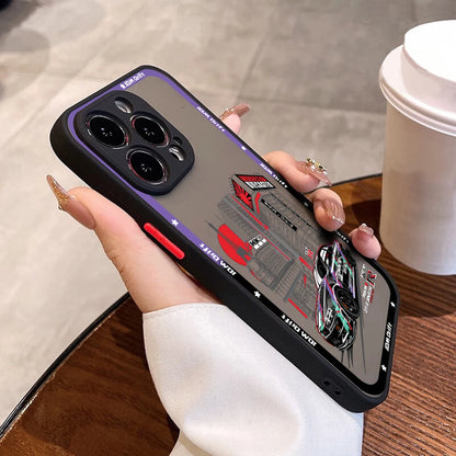 Sports Racing JDM Drift Car Phone Case For iPhone