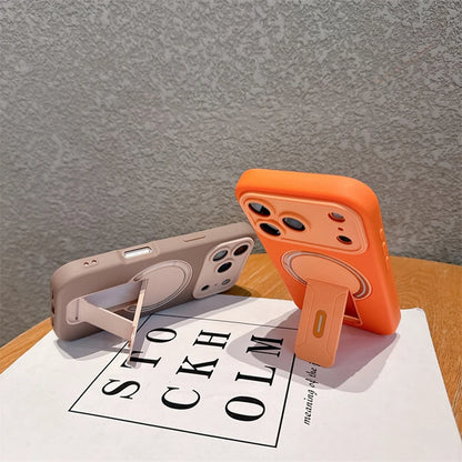 Official Stand Magnetic Phone Case For iPhone