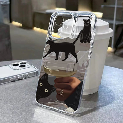 Cute Cat Animal Phone Case For iPhone