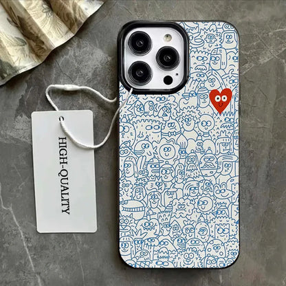 Little Love Cartoon People Phone Case