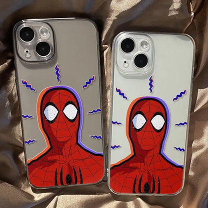 Marvel Spider Man Fun Cartoon Phone Case For iPhone