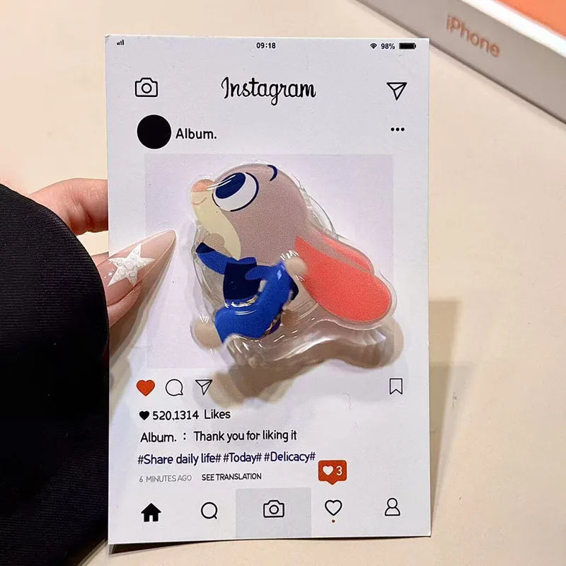 Anime Zootopia 2 Judy Nick Mobile Phone Case Three-dimensional Applicable To iPhone