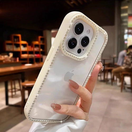 Luxury Glitter Diamond Transparent Case For iPhone