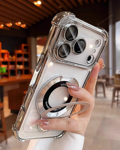 Magnetic Stand Phone Case For iPhone