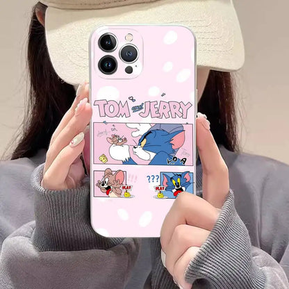 Lovely Cartoon For TomsJerrys Phone Case For iPhone