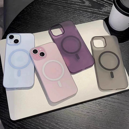 Luxury Matte Magsafe Phone Case