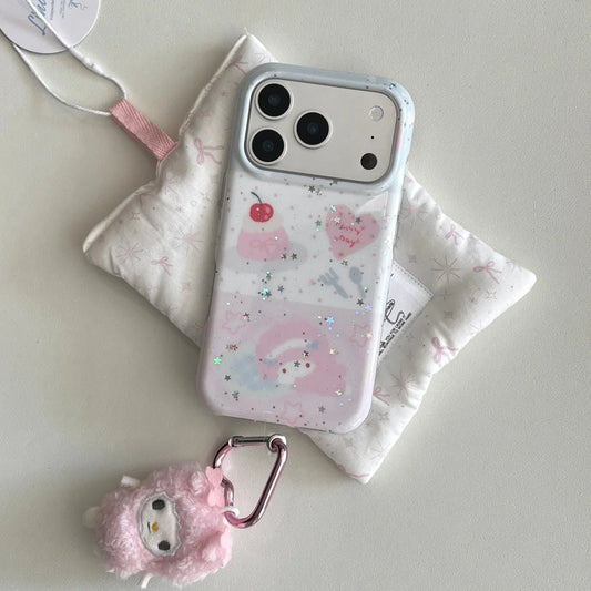 Cute Pink Melody Lambs Hot Sale Phone Case For iPhone