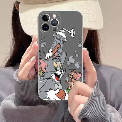 Lovely Cartoon For TomsJerrys Phone Case For iPhone