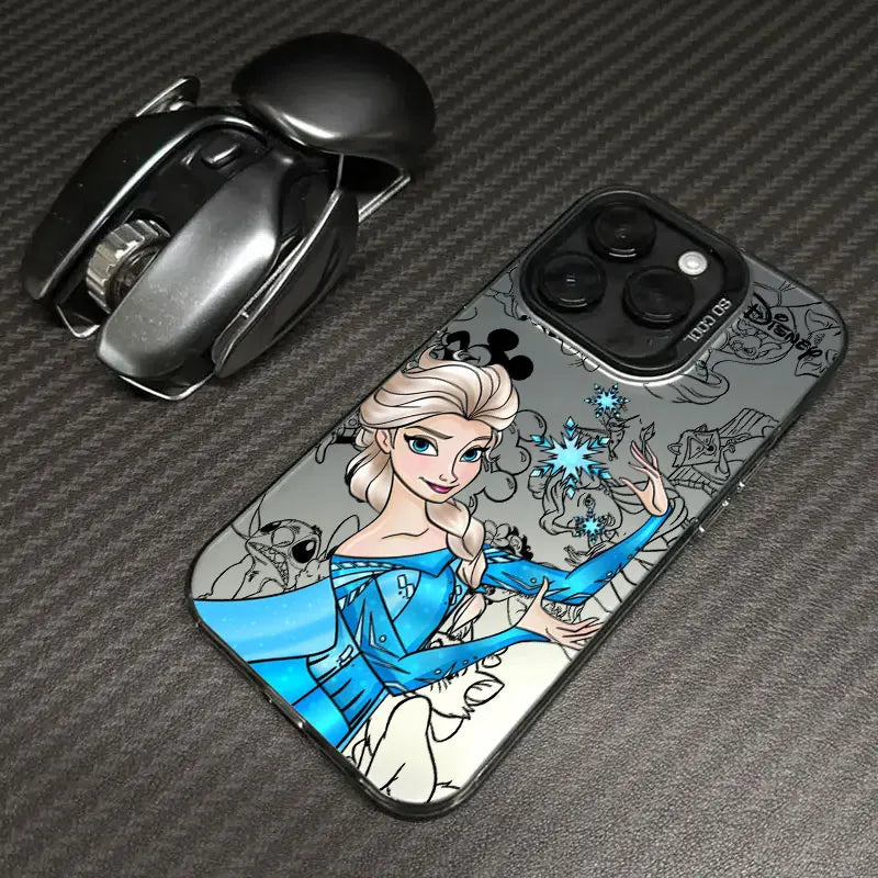 Disney Winnies Elsa Jasmine Phone Case For iPhone