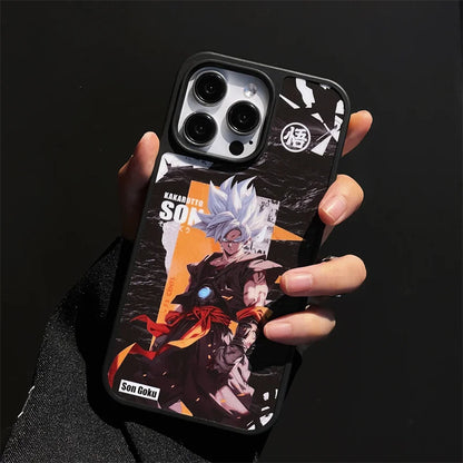 Luxury Anime Dragon Ball Goku Z Pattern Silicone Case For iPhone