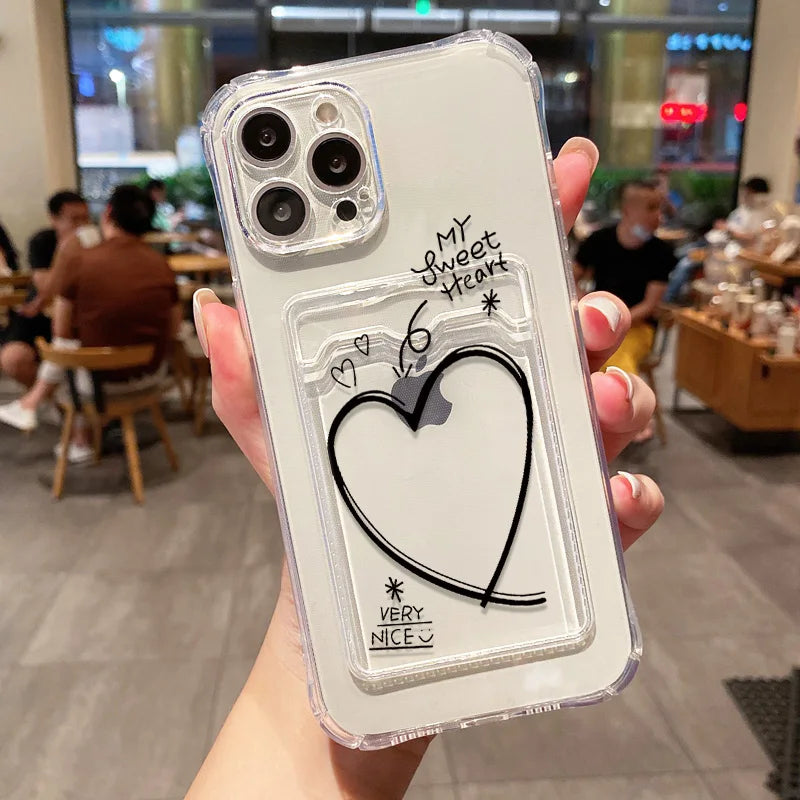 Soft Card Slot Bag Holder Phone Case