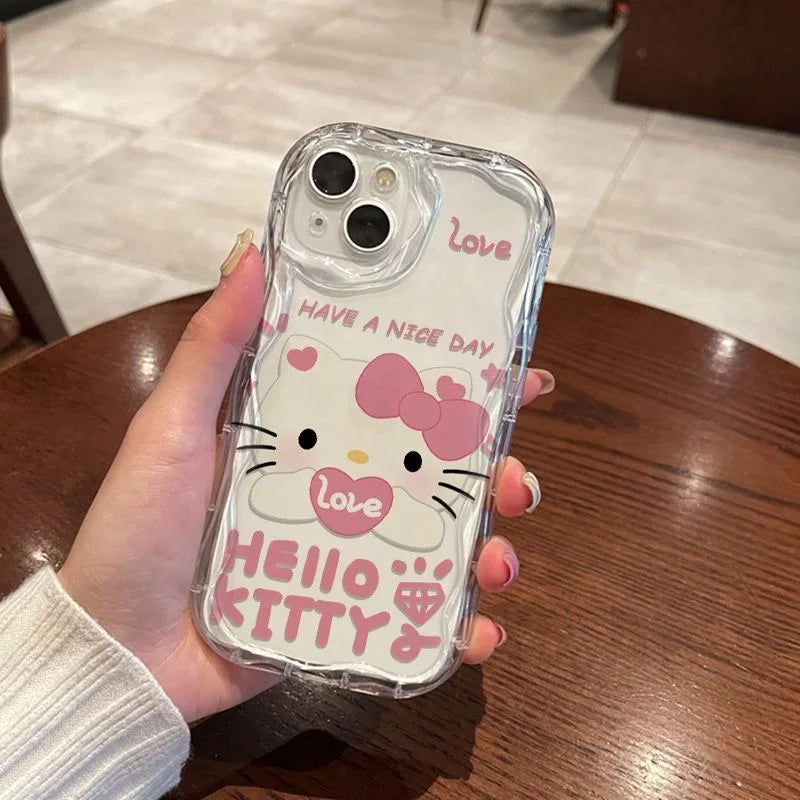 Hello Kitty Kawaii Love Nice Day Phone Case For iPhone