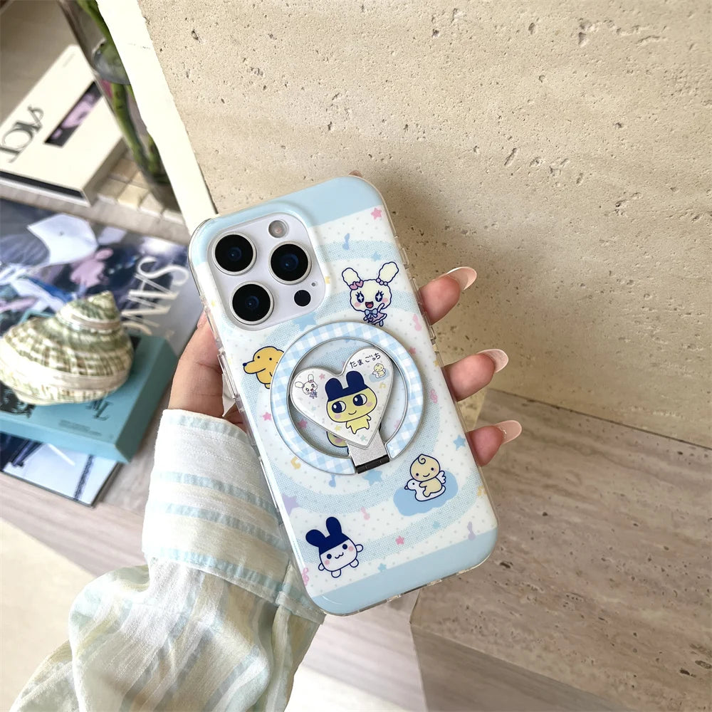 Kawaii Rabbit Magnetic Stand Phone Case