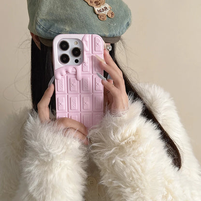 Funny Cartoon 3D Mickey Chocolate Ice Cream Phone Case