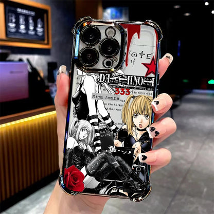 Anime Misa Death Note Four Corner Anti Fall Case  For iPhone