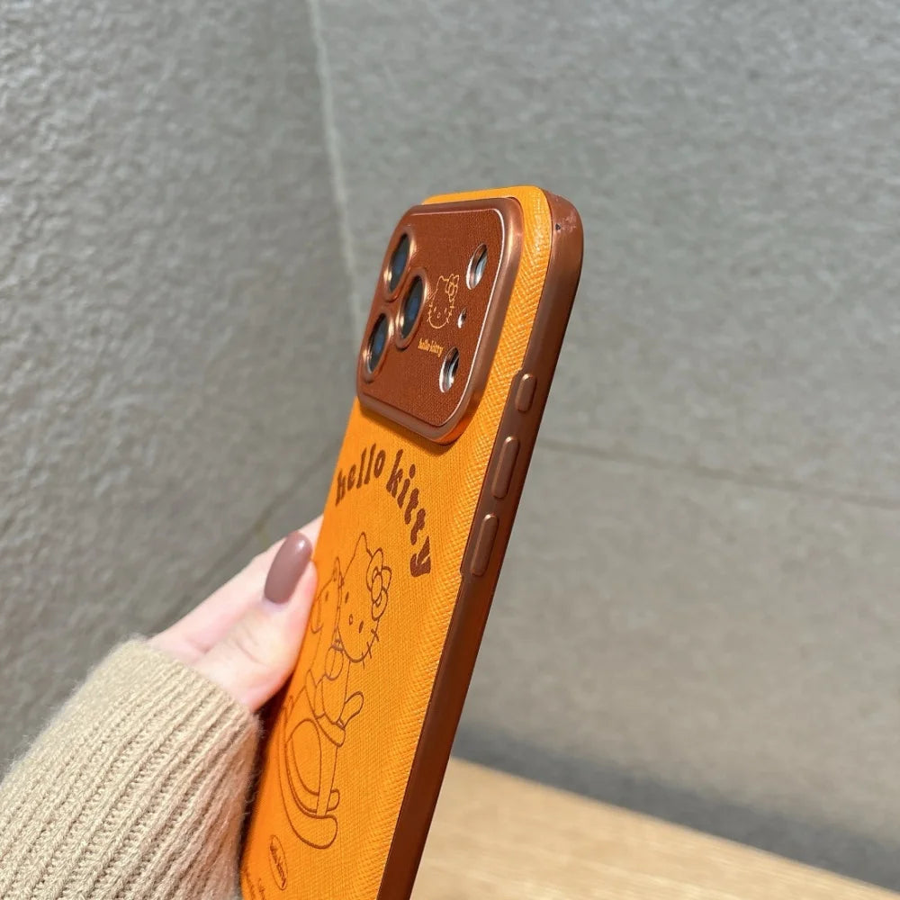 Cute IMD Orange KT Phone Case For iPhone