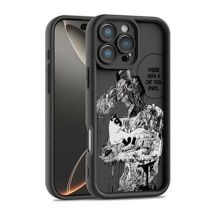 Anime Chainsaw Man Shockproof Phone Case For iPhone