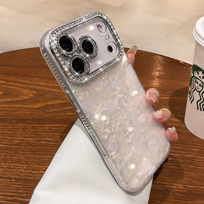 Glitter Butterfly Phone Case For iPhone