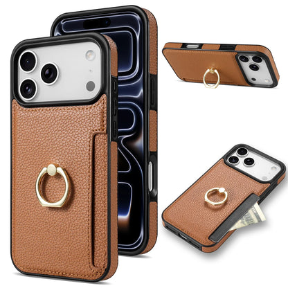 Leather Wallet Card Solt Phone Case For iPhone