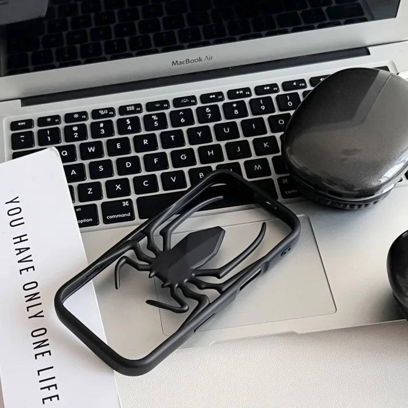 Luxury Spider Hollowed-Out Phone Case For iPhone