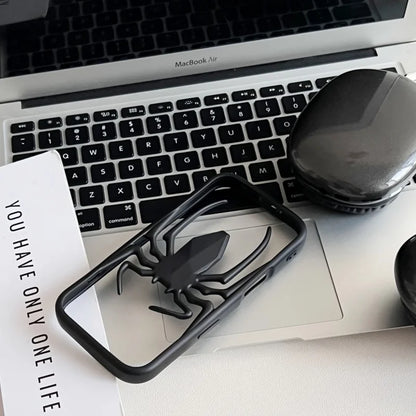 Luxury Spider Hollowed-Out Phone Case For iPhone