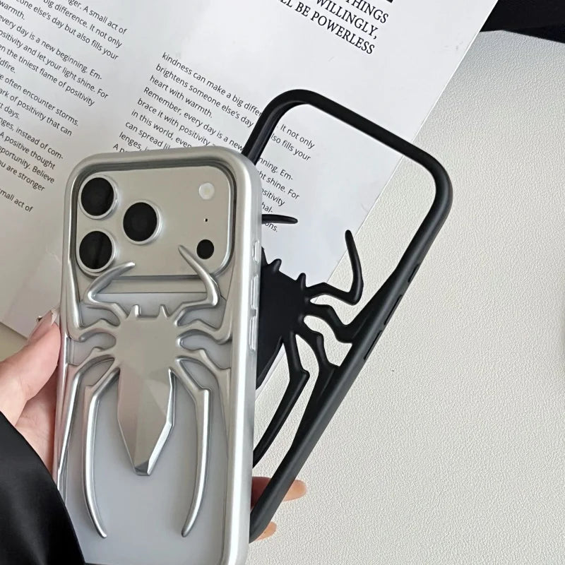 Luxury Spider Hollowed-Out Phone Case For iPhone