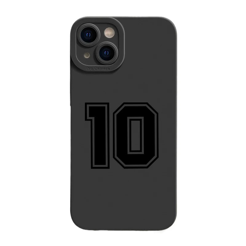 Lucky Numbers 10 Football Phone Case For iPhone