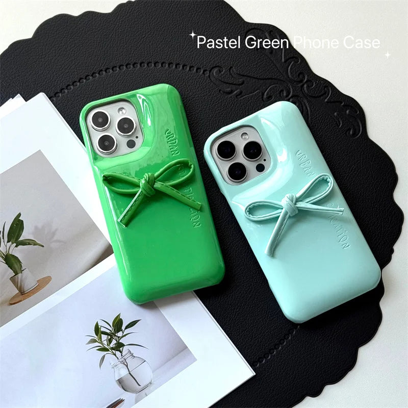 Fashion Soap Shape Cute Bow Phone Case