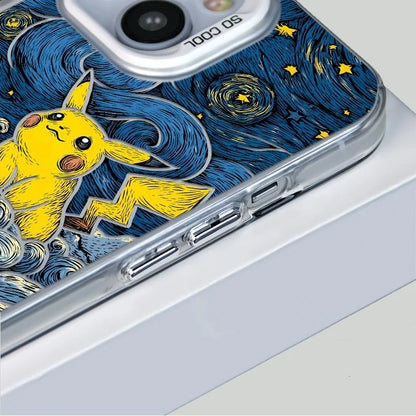 Cute thundercloud Pikachus Phone Case For iPhone