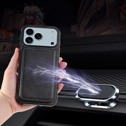Anti-Theft Magnetic Leather Phone Case For iPhone