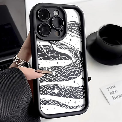 Snake Silicone Soft Shockproof Bumper Cover Phone Case