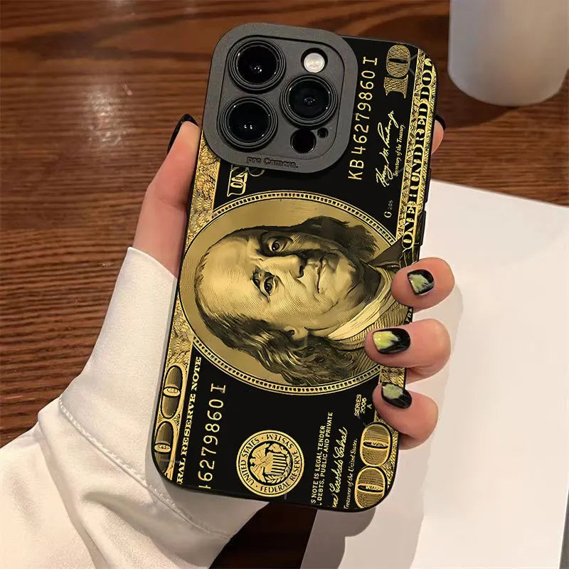 Popular USD Dollar Design Silicone Phone Case For iPhone