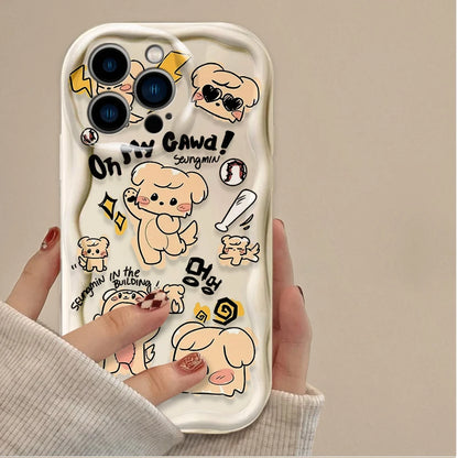 Cartoon Kids Soft Silicone Phone Case For iPhone
