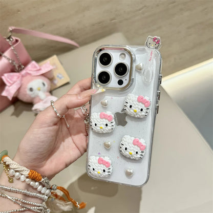 Transparent Hard Acrylic Hello Kitty Phone Case