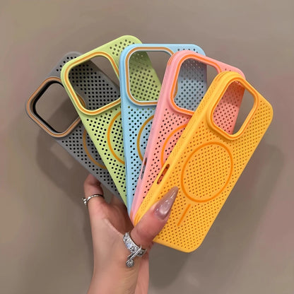 Luxury Magsafe Heat Dissipation Candy Phone Case