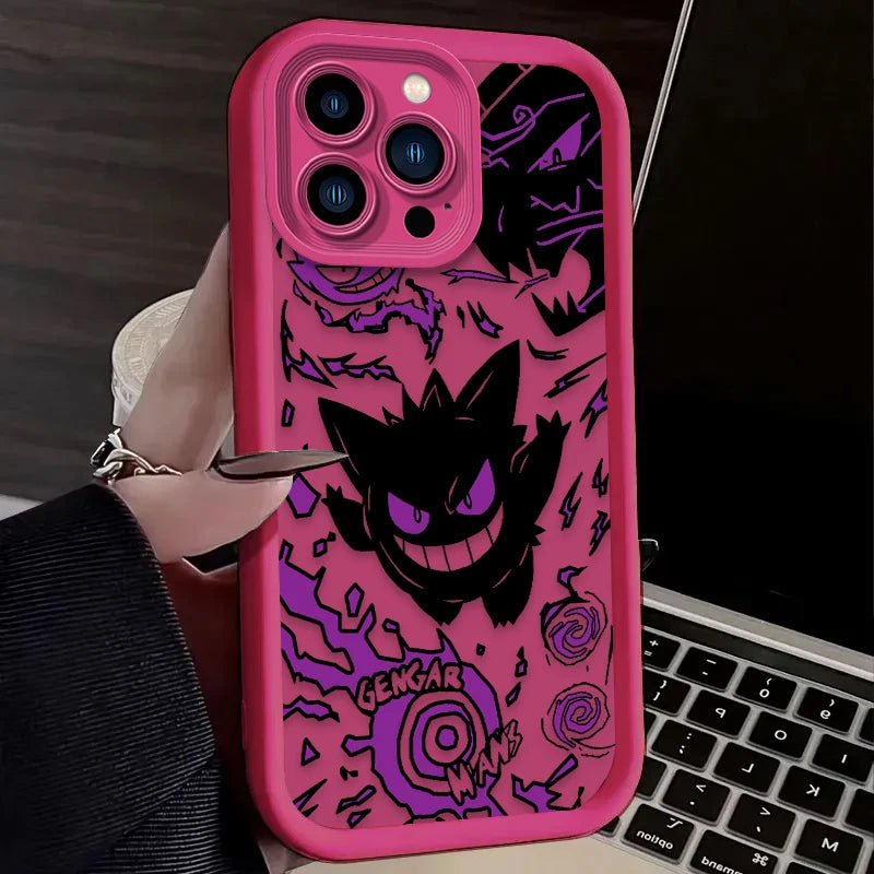 Cartoon Pokemon Gengar Case  For iPhone