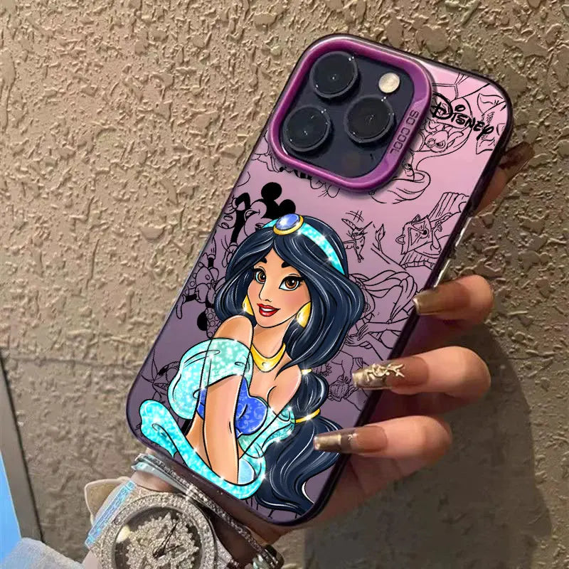 Disney Winnies Elsa Jasmine Phone Case For iPhone