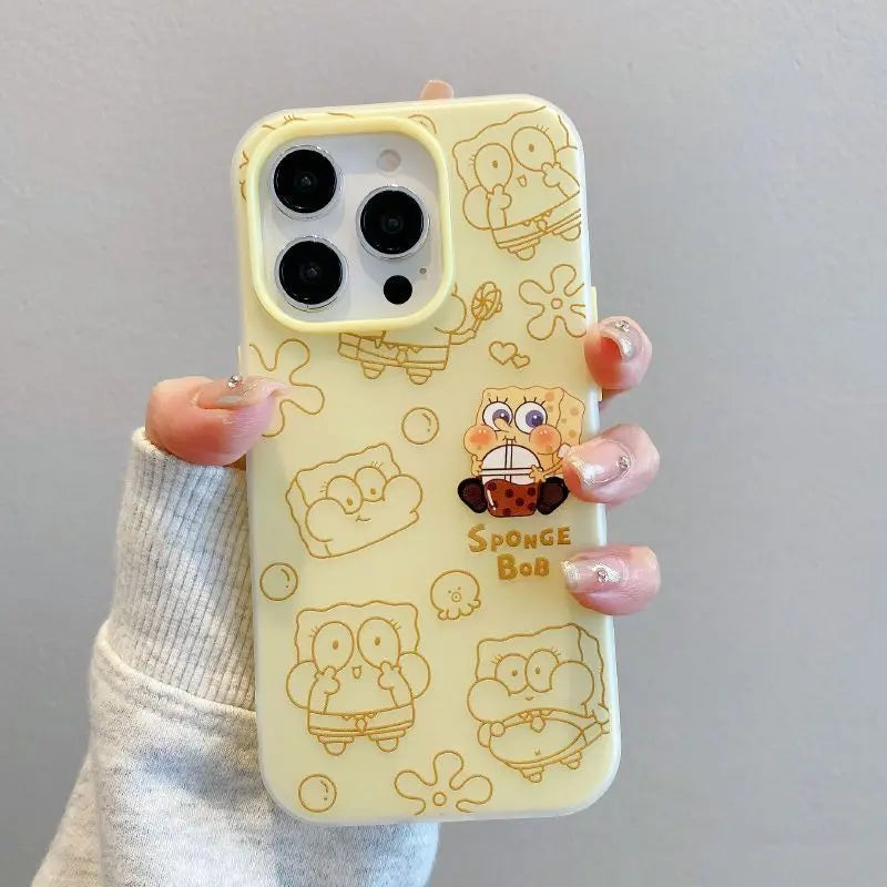 Anime Spongebo Squarepants Mobile Phone Case Available For iPhone