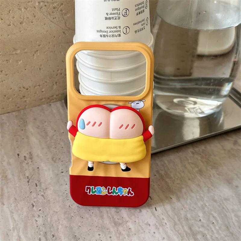 Funny Cute Cartoon Magnetic Phone Case For iPhone