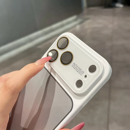 Fashion Candy Color Large Window Matte Case  For iPhone