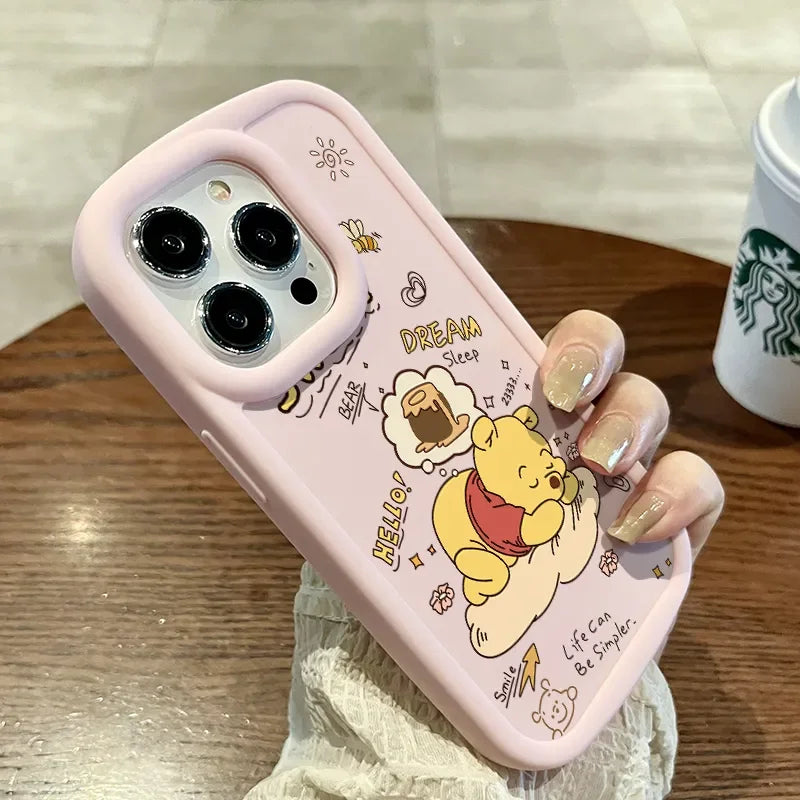 Winnie The Pooh Dream Honey Cute Phone Case For iPhone