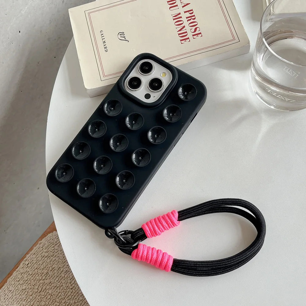 Suction Cup Soft Silicone Phone Case