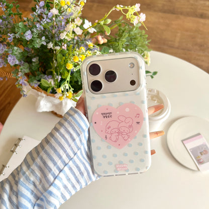 Korean Cute Cartoon Love Sanrio My Melody Shockproof Phone Case For iPhone